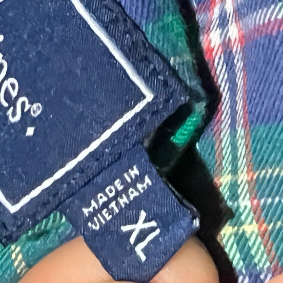 Vineyard Vines Slim Fit Whale Shirt Plaid Button Down Shirt Mens - Picture 6 of 6